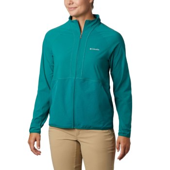 Columbia Bryce Peak Perforated Full Zip, Sudaderas Verdes Claro Para Mujer | 378591-TGW